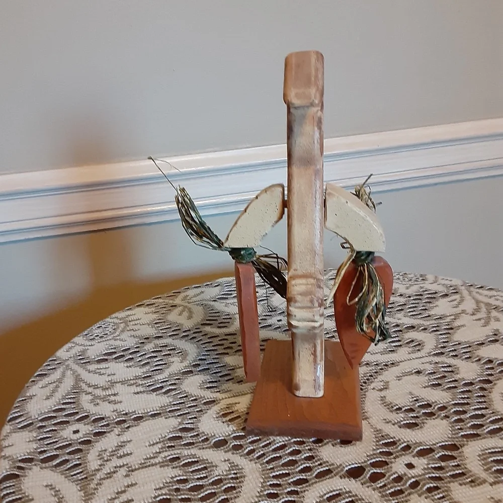 Wood Rabbit with Movable Arms